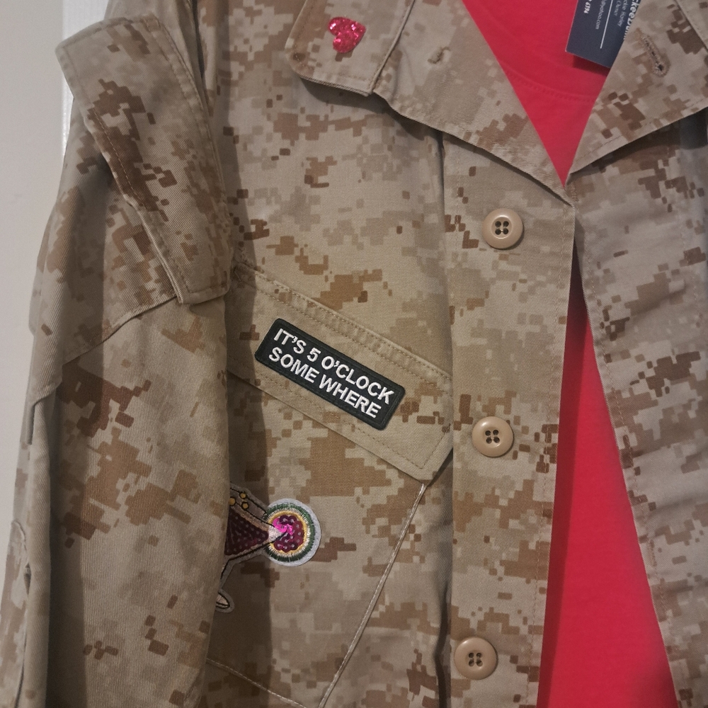 MILITARY Repurposed Authentic Digital Jacket - Picture 4 of 7